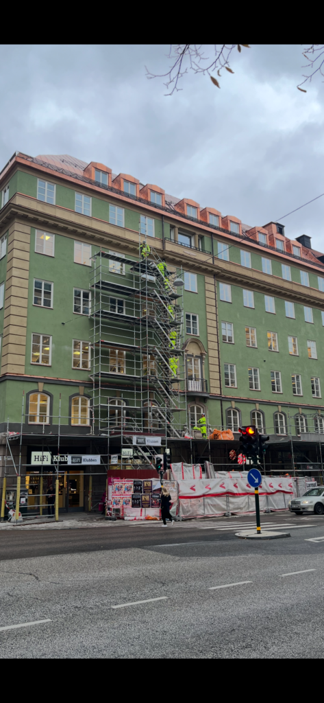 Invändig miljö i färdigställd byggnad